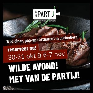 Wilddiner 2026 – Een bijzondere avond in Salland